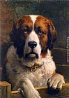 Otto Eerelman A St. Bernard Dog painting